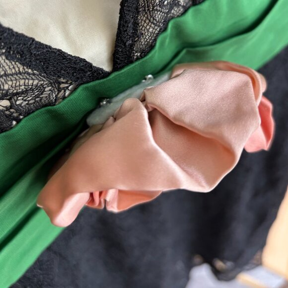 Anthropologie Moulinette Soeurs Dance Hall Illusion Dress - Women's Size 0 - Picture 3 of 5